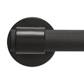 Дверная ручка межкомнатная HA187TRO12 AL6 AXEL-T цвет черный матовый 2 штуки 