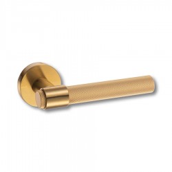 Дверная ручка межкомнатная HA187TRO12 GLB AXEL-T цвет матовое золото 2 штуки 