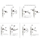 Дверная ручка HA131RO12 MAB VALA цвет старая бронза 2 штуки