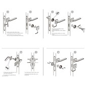 Дверная ручка HA131RO12 MAB VALA цвет старая бронза 2 штуки