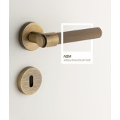 Накладки с цилиндрическим отверстием для ключа RO12Y ABM ROSET цвет состаренная латунь 2 штуки 