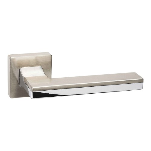 Дверная ручка HA100RO11 NB-CR/NB LARISSA цвет никель, глянцевый хром 2 штуки Дверная ручка HA100RO11 NB-CR/NB LARISSA цвет никель, глянцевый хром 2 штуки