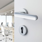 Дверная ручка HA123RO12 NB BOLIVAR цвет никель 2 штуки 