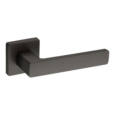 Дверная ручка HA124RO11 ELX1 FOSIL цвет брашированный графит 2 штуки Дверная ручка HA124RO11 ELX1 FOSIL цвет брашированный графит 2 штуки