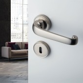 Дверная ручка HA128RO14 PRL ADRIA цвет жемчуг 2 штуки