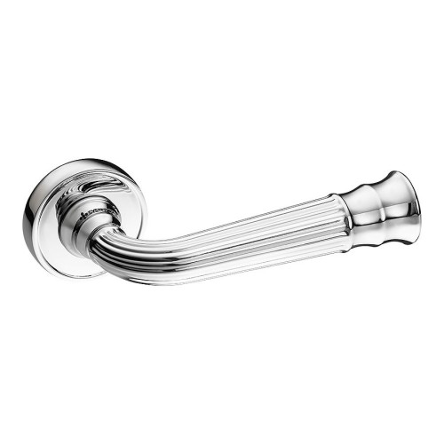 Дверная ручка HA132RO14 CR DESPINA цвет глянцевый хром 2 штуки Дверная ручка HA132RO14 CR DESPINA цвет глянцевый хром 2 штуки