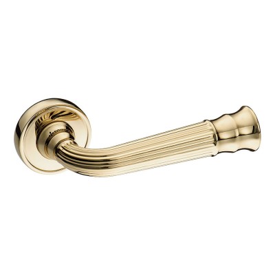 Дверная ручка HA132RO14 GL DESPINA цвет глянцевое золото 2 штуки 