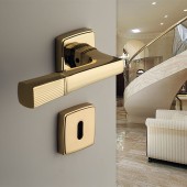 Дверная ручка HA134RO13 SLM LUCINA цвет серебро 2 штуки 