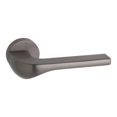 Дверная ручка HA137RO12 BBN ATEN цвет черный брашированный никель 2 штуки 