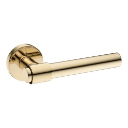 Дверная ручка HA187RO12 GL AXEL цвет глянцевое золото 2 штуки 
