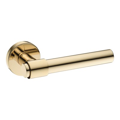 Дверная ручка HA187RO12 GL AXEL цвет глянцевое золото 2 штуки 