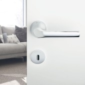 Дверная ручка HA192RO12 AL6 ODIN цвет черный 2 штуки 