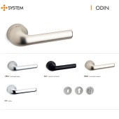 Дверная ручка HA192RO12 AL6 ODIN цвет черный 2 штуки 