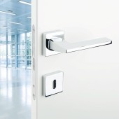 Дверная ручка HA194RO11 AL6 ZETTA цвет черный 2 штуки 