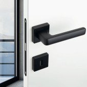 Дверная ручка HA195RO11 ELX1 GAMMA цвет брашированный графит 2 штуки 