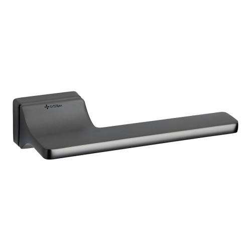 Дверная ручка HA204RO15 BBN TOPAZ цвет черный матовый никель 2 штуки