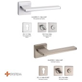 Дверная ручка HA209RO11 CBM SARP цвет полированный хром 2 штуки