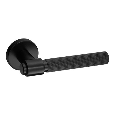 Дверная ручка HA213RO12 AL6 AXES-L цвет черный 2 штуки 