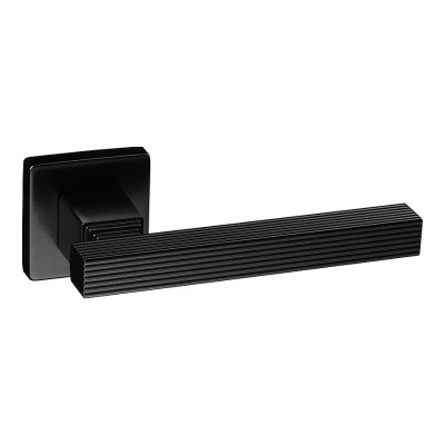 Дверная ручка HA220LRO11 AL6 TRONE-L цвет черный 2 штуки 