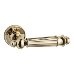 Дверная ручка HA225RO14 GL MIRA цвет глянцевое золото 2 штуки Дверная ручка HA225RO14 GL MIRA цвет глянцевое золото 2 штуки