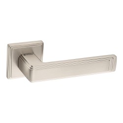 Дверная ручка HA229RO17 NBM LINEAR цвет матовый брашированный никель 2 штуки Дверная ручка HA229RO17 NBM LINEAR цвет матовый брашированный никель 2 штуки