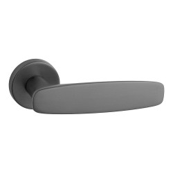 Дверная ручка HA234RO12 BBN VEGA цвет черный матовый никель 2 штуки Дверная ручка HA234RO12 BBN VEGA цвет черный матовый никель 2 штуки