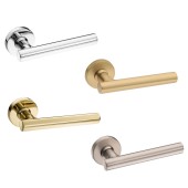 Дверная ручка HA237RO12 GB ODIA цвет матовая латунь 2 штуки Дверная ручка HA237RO12 GB ODIA цвет матовая латунь 2 штуки