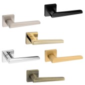 Дверная ручка HA239RO11 CR LUNA цвет глянцевый хром 2 штуки Дверная ручка HA239RO11 CR LUNA цвет глянцевый хром 2 штуки