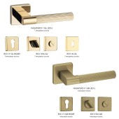 Дверная ручка HA247LRO12 CR LEO-L цвет глянцевый хром 2 штуки Дверная ручка HA247LRO12 CR LEO-L цвет глянцевый хром 2 штуки