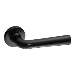 Дверная ручка HA254RO12 AL6 OTTO цвет черный 2 штуки