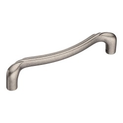 Дверная ручка скоба PH9565 0280 OSM цвет старое серебро длина 307 мм, крепление 280 мм