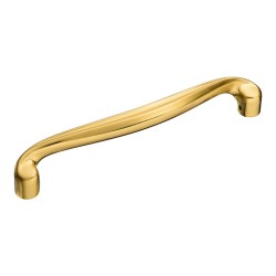 Дверная ручка скоба PH9570 0280 GLB цвет матовое золото длина 307 мм, крепление 280 мм