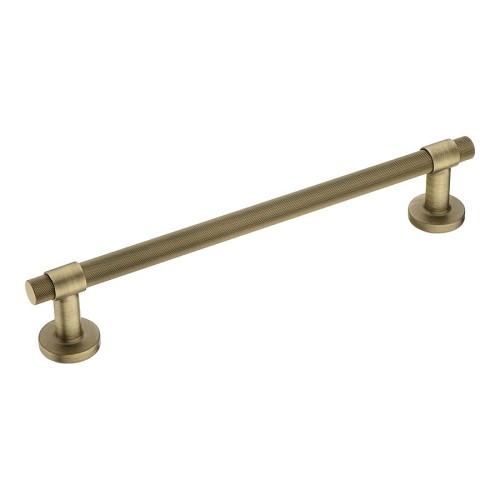 Дверная ручка скоба PH9630 0350 ABM-ABM цвет состаренная латунь длина 410 мм, крепление 350 мм