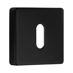 Накладка с овальным отверстием для ключа RO11N AL6 ROSET цвет черный