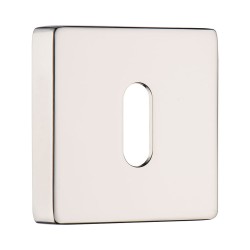 Накладка с овальным отверстием для ключа RO11N PN ROSET цвет глянцевый никель