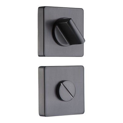 Накладки с поворотной кнопкой RO11W6 BBN ROSET цвет черный матовый никель