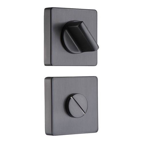 Накладки с поворотной кнопкой RO11W6 BBN ROSET цвет черный матовый никель