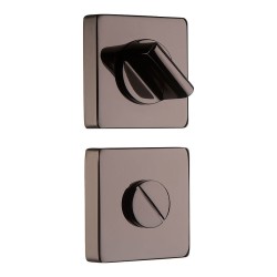 Накладки с поворотной кнопкой RO11W6 BN ROSET цвет черный никель