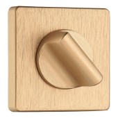 Накладки с поворотной кнопкой RO11W6 ELX5 ROSET цвет брашированная латунь Накладки с поворотной кнопкой RO11W6 ELX5 ROSET цвет брашированная латунь
