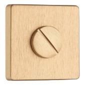 Накладки с поворотной кнопкой RO11W6 ELX5 ROSET цвет брашированная латунь Накладки с поворотной кнопкой RO11W6 ELX5 ROSET цвет брашированная латунь