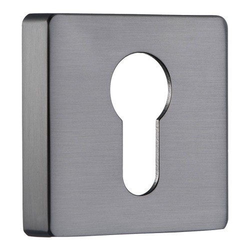 Накладка с цилиндрическим отверстием для ключа RO11Y BBN ROSET цвет черный брашированный никель 