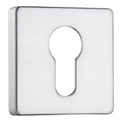 Накладка с цилиндрическим отверстием для ключа RO11Y CBM ROSET цвет брашированный матовый хром