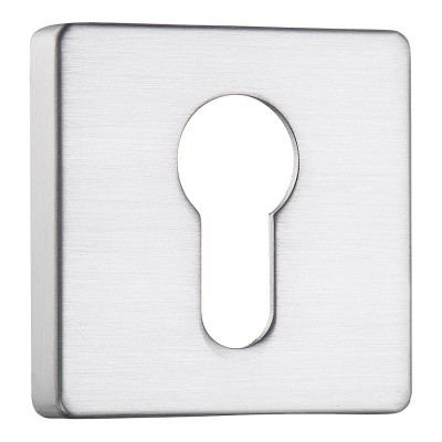 Накладка с цилиндрическим отверстием для ключа RO11Y CBM ROSET цвет брашированный матовый хром