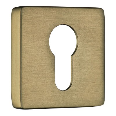 Накладка с цилиндрическим отверстием для ключа RO11Y GB ROSET цвет матовая латунь