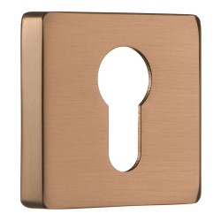 Накладка с цилиндрическим отверстием для ключа RO11Y RSB ROSET цвет брашированная розовая медь Накладка с цилиндрическим отверстием для ключа RO11Y RSB ROSET цвет брашированная розовая медь