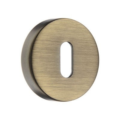 Накладки с цилиндрическим отверстием для ключа RO12N ABM ROSET цвет состаренная латунь 2 штуки         