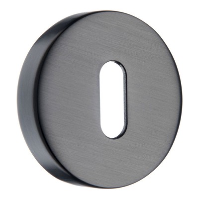 Накладка с овальным отверстием для ключа RO12N BBN ROSET цвет черный матовый никель