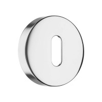 Накладки с цилиндрическим отверстием для ключа RO12N CR ROSET цвет глянцевый хром 2 штуки         