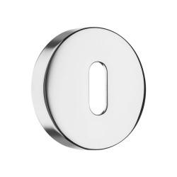 Накладки с цилиндрическим отверстием для ключа RO12N CR ROSET цвет глянцевый хром 2 штуки         