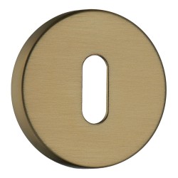 Накладка с овальным отверстием для ключа RO12N GB ROSET цвет матовая латунь Накладка с овальным отверстием для ключа RO12N GB ROSET цвет матовая латунь